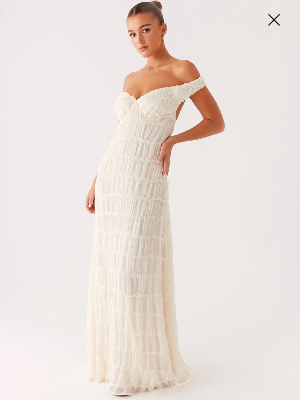NWT Peppermayo Ivory Embrace Maxi Dress 12